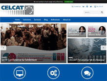 Tablet Screenshot of celcat.com
