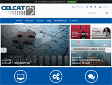 Tablet Screenshot of celcat.fr
